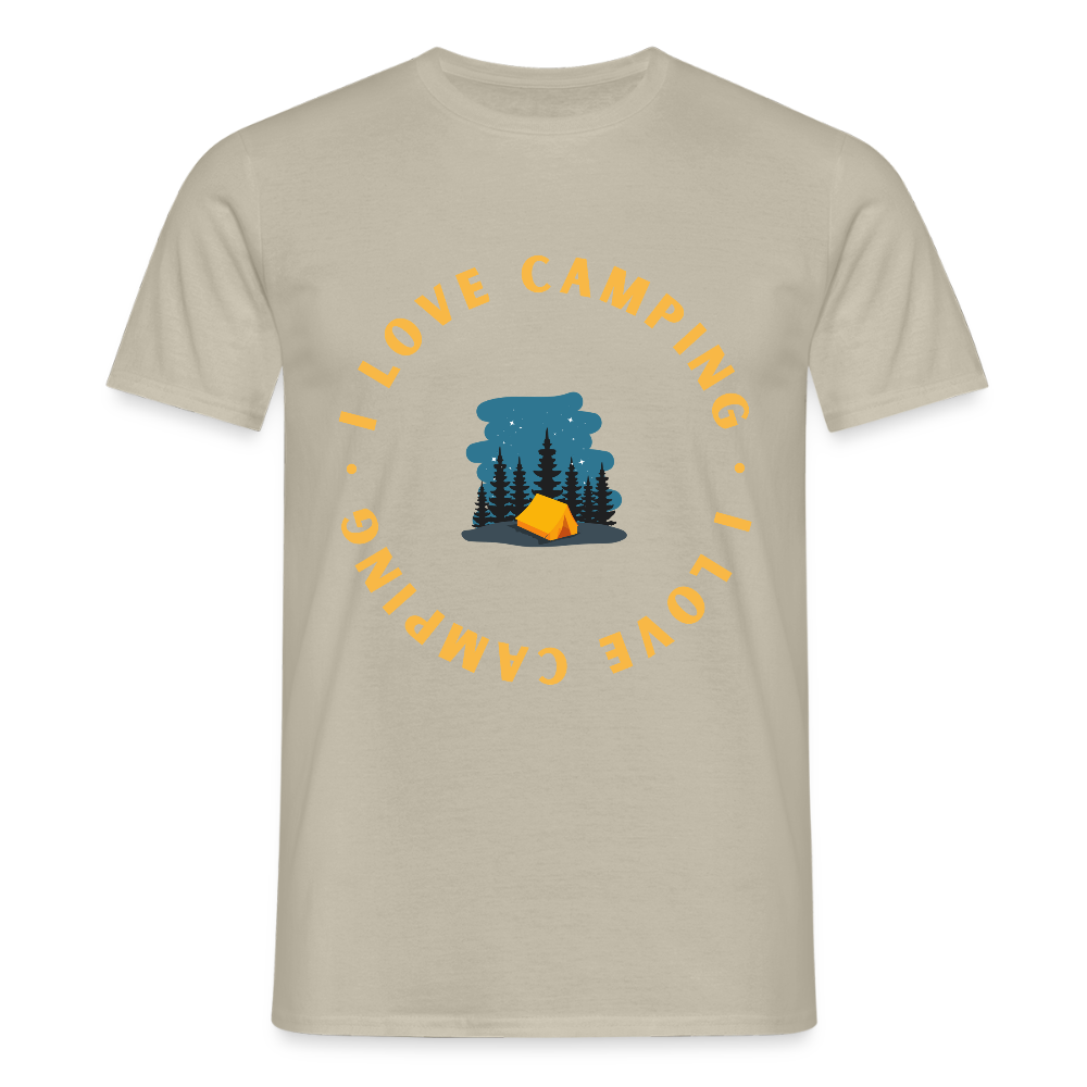 Men's Camping  T-Shirt - sand beige