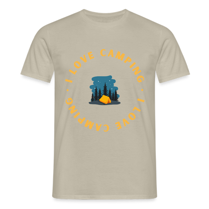 Men's Camping  T-Shirt - sand beige