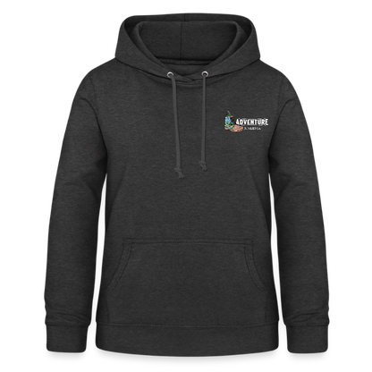 Women's Hoodie Water Adventures - charcoal grey