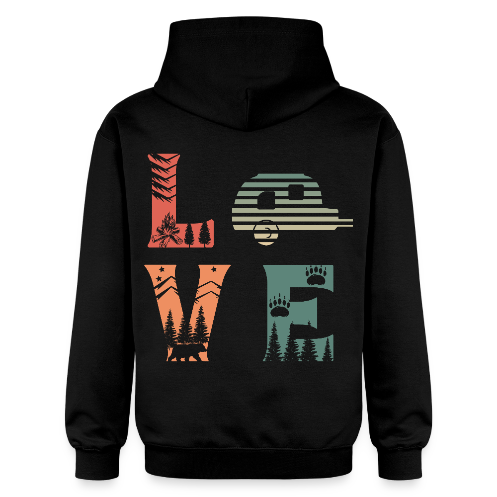 Unisex Midweight Hoodie - black