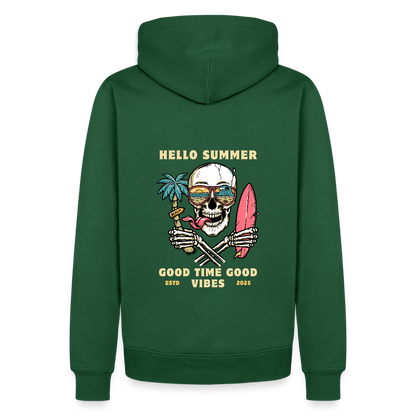 Men’s Premium Camping  Hoodie - bottle green