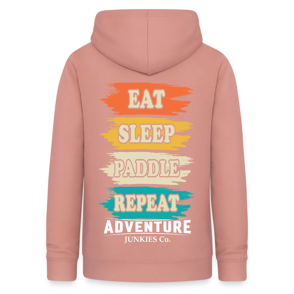 Women's Hoodie Water Adventures - dusky rose