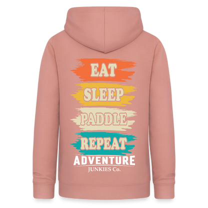 Women's Hoodie Water Adventures - dusky rose