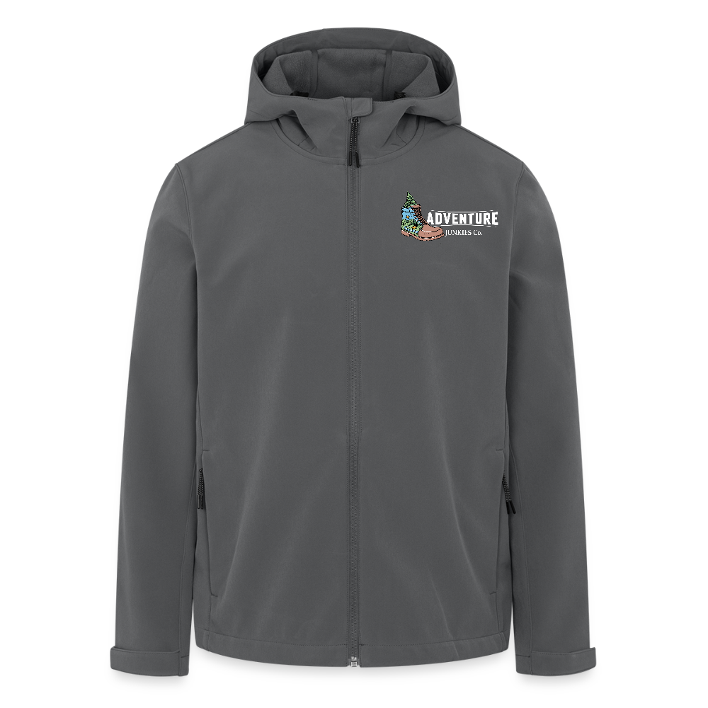 Unisex Recycled Softshell Jacket   THE DISCOVERER!! - anthracite