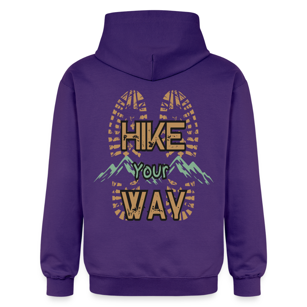 Adult Unisex Midweight Hoodie - purple