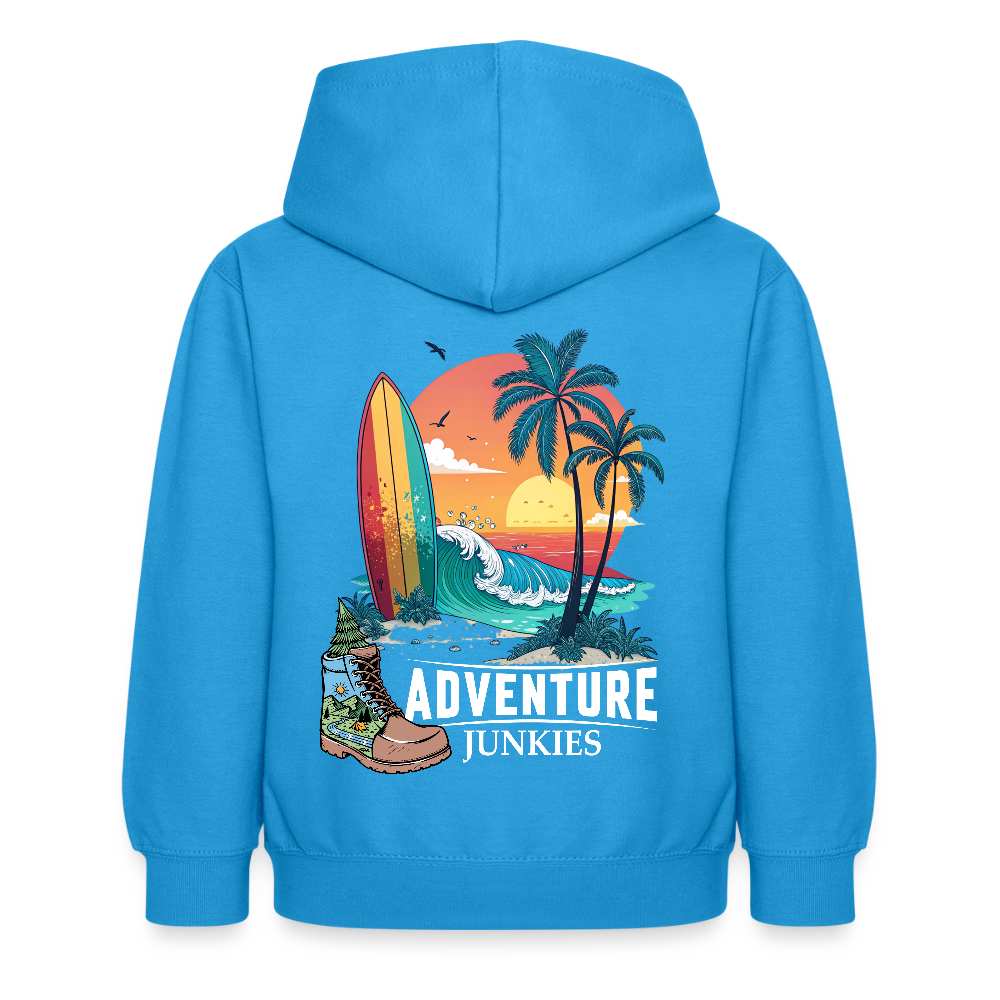 Children's  Unisex Hoodie - sea blue