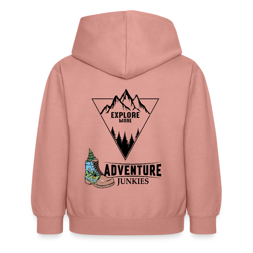 Children's  Unisex Hoodie - dusky rose