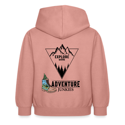 Children's  Unisex Hoodie - dusky rose
