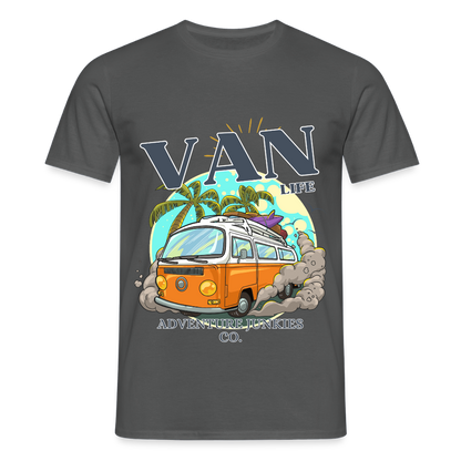 Men's  Camping T-Shirt - charcoal grey