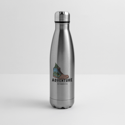 Insulated Water Bottle - silver