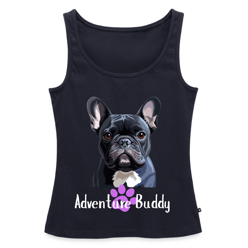 Women’s Premium Tank Top  {Customise Breed & Paw } - navy