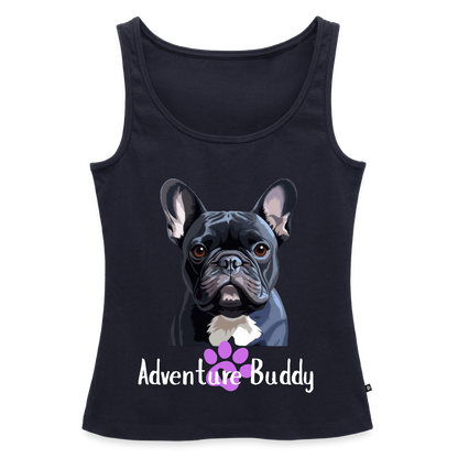 Women’s Premium Tank Top  {Customise Breed & Paw } - navy