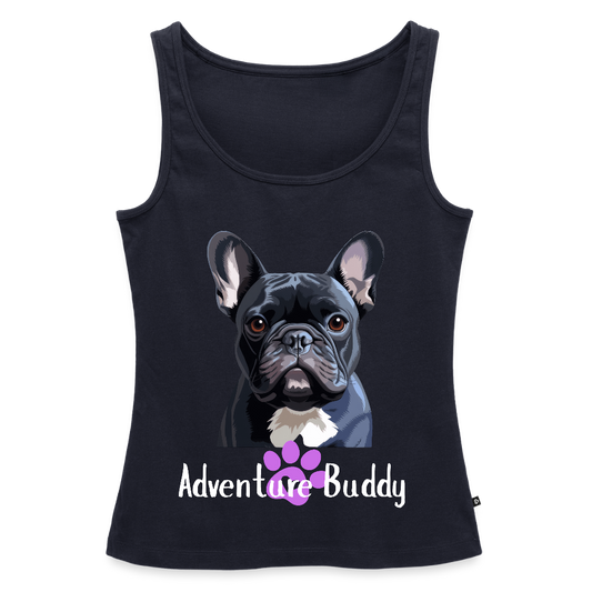 Women’s Premium Tank Top  {Customise Breed & Paw } - navy