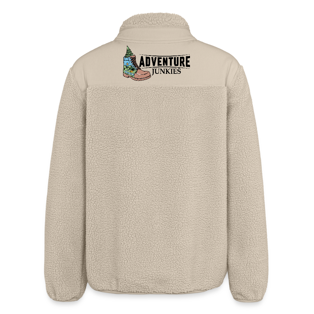 RELAXED FIT Unisex sherpa jacket - beige