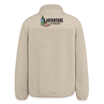 RELAXED FIT Unisex sherpa jacket - beige