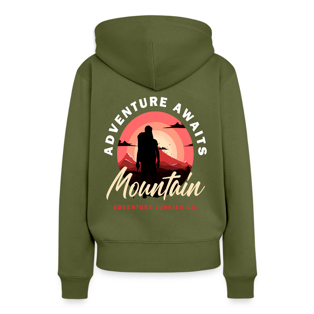 Women’s Premium Hiking/Walking Hoodie - khaki