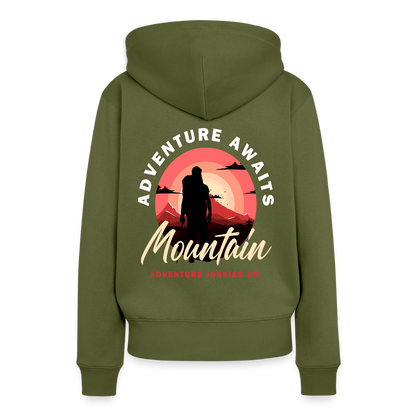 Women’s Premium Hiking/Walking Hoodie - khaki