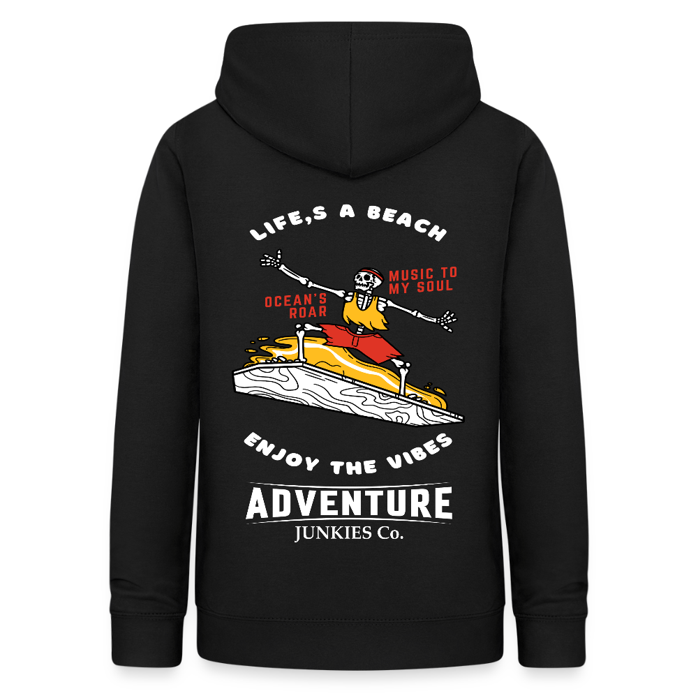 Women's Hoodie Water Adventure - black
