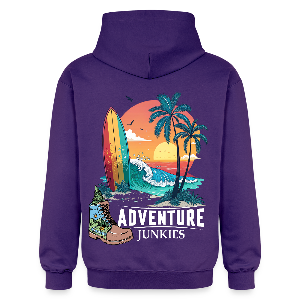 Adult Unisex  Midweight Hoodie - purple