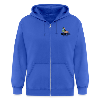 Unisex Heavyweight Hooded Jacket - royal blue