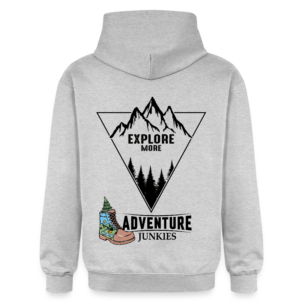 Adult Unisex  Midweight Hoodie - light heather grey