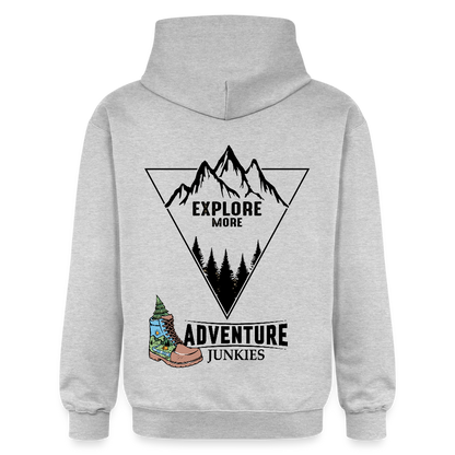 Adult Unisex  Midweight Hoodie - light heather grey