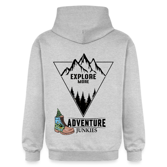 Adult Unisex  Midweight Hoodie - light heather grey