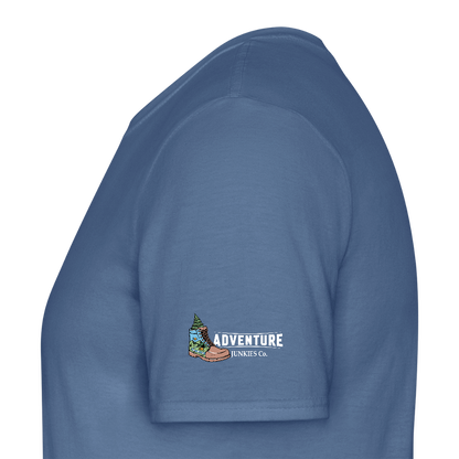 Men's Camping T-Shirt - dove blue 