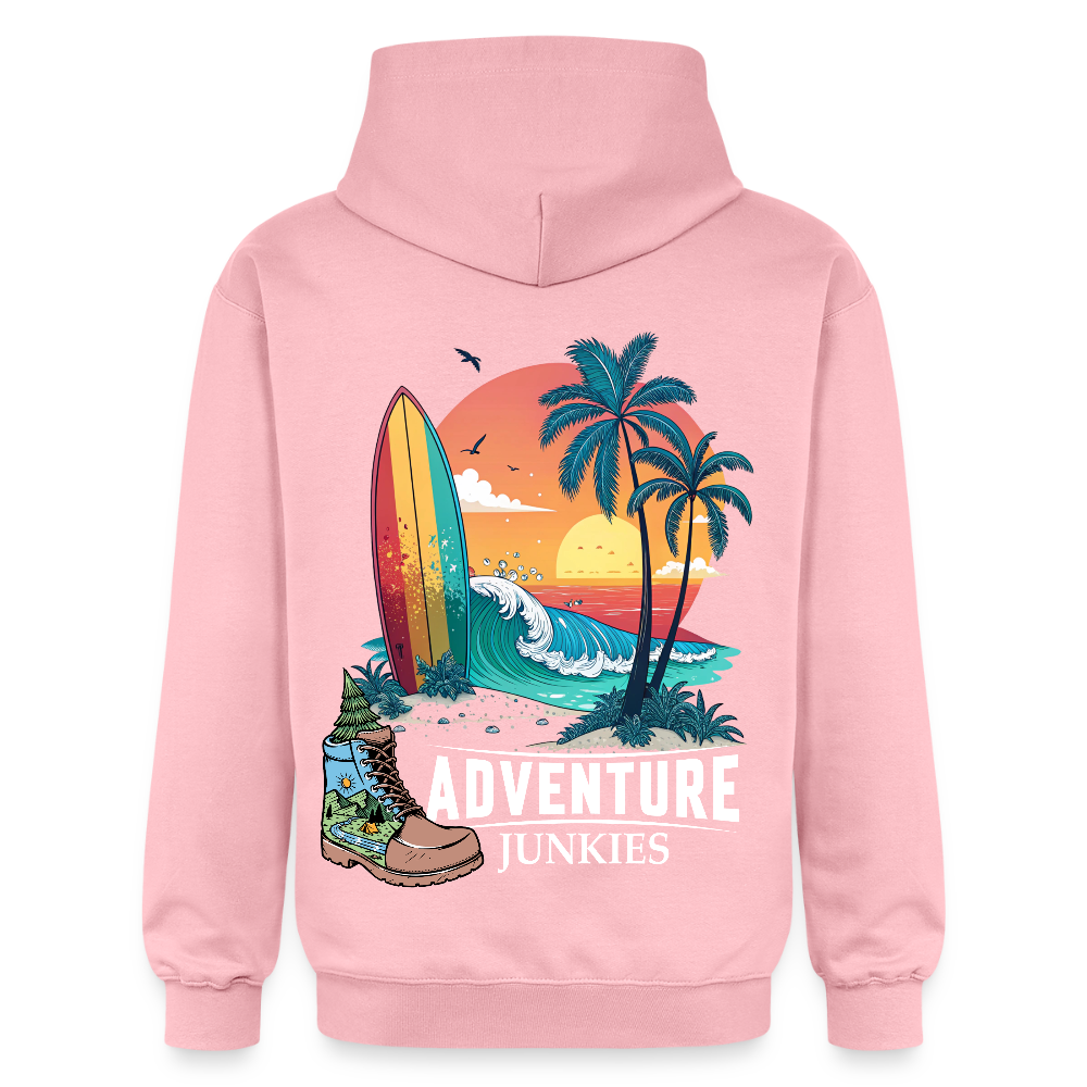 Adult Unisex  Midweight Hoodie - light pink