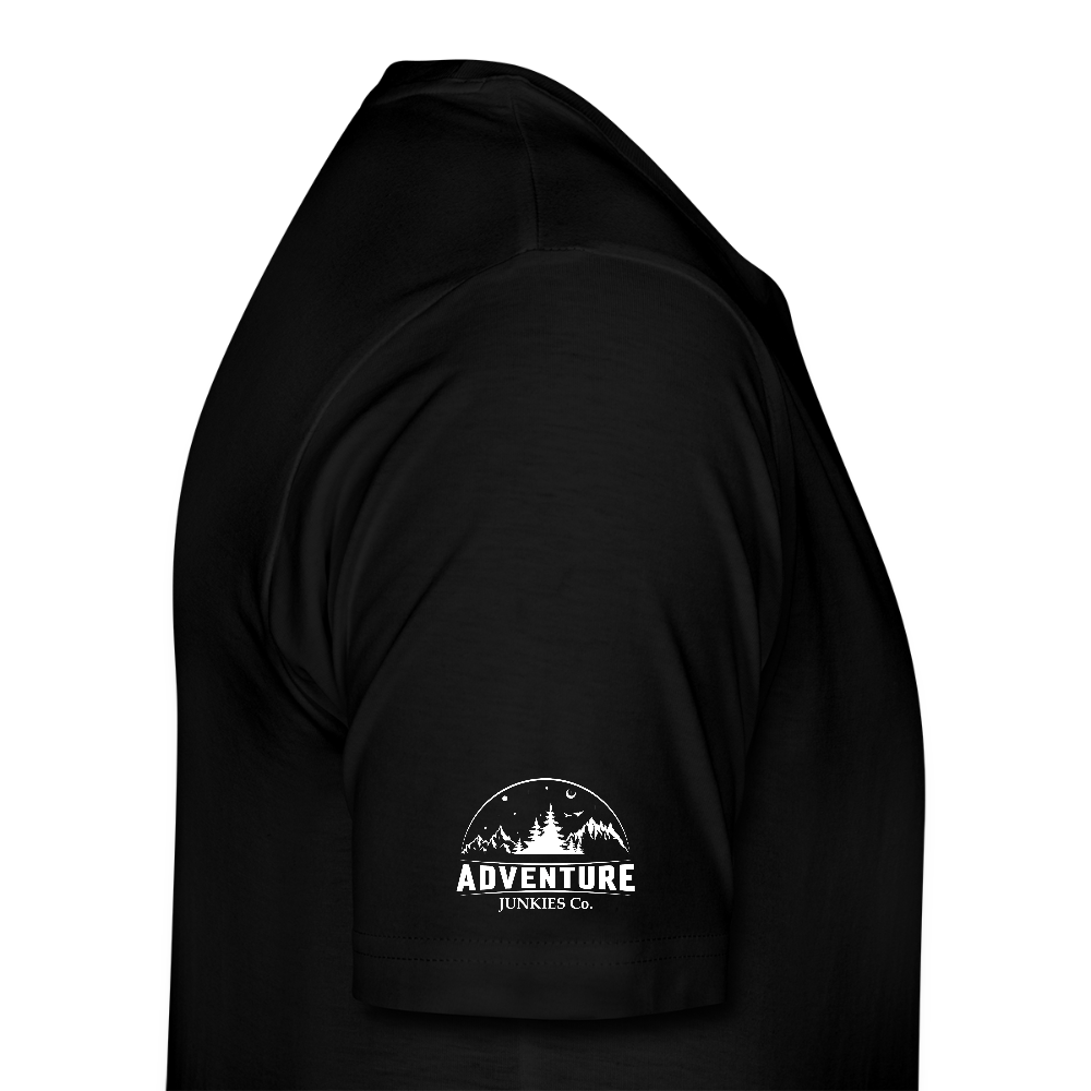 Men’s T-Shirt Front Design Not All that Wander - black