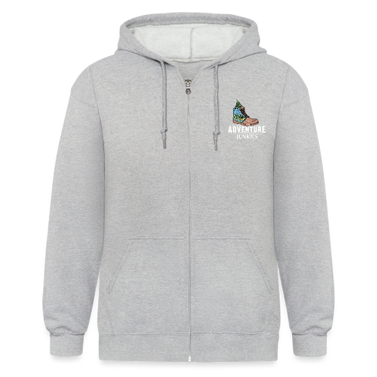 Unisex Heavyweight Hooded Jacket - heather grey