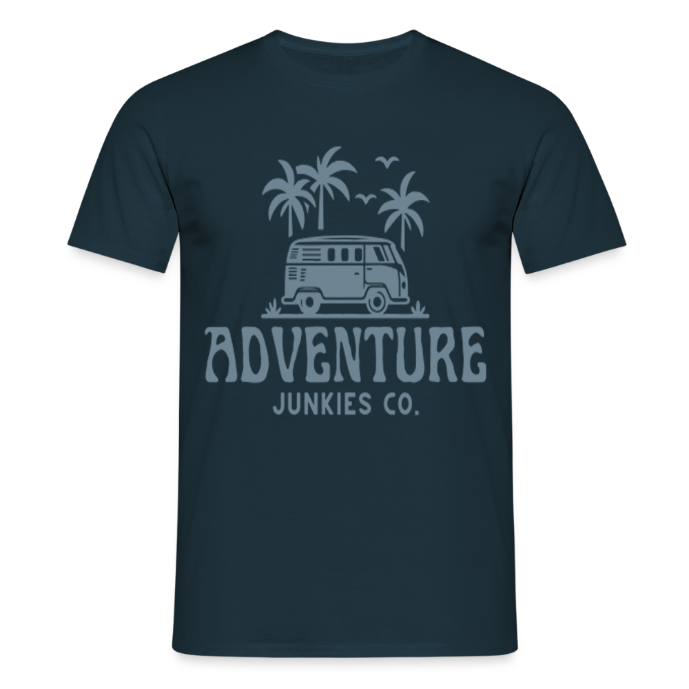 Men's  Camping T-Shirt - navy