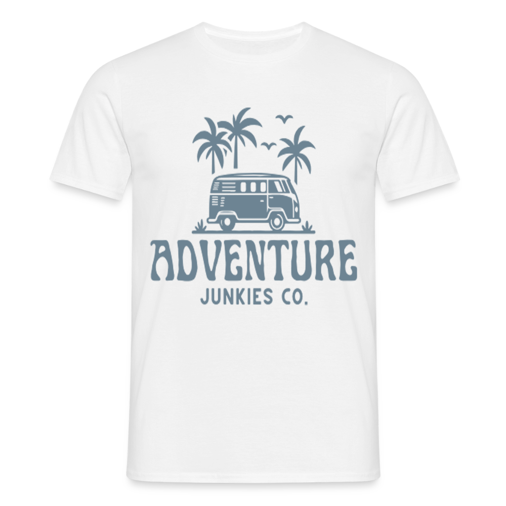 Men's  Camping T-Shirt - white