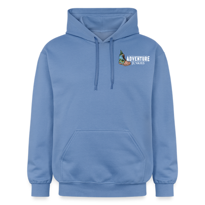 Adult  Unisex  Midweight Hoodie  {Customise Breed & Paw} - carolina blue