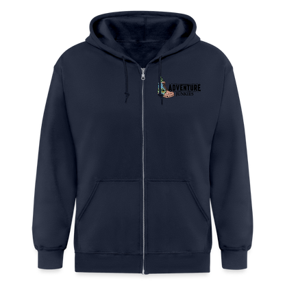 Adult Unisex Heavyweight Hooded Jacket - navy