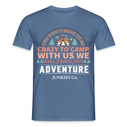 Men's Camping T-Shirt - dove blue 