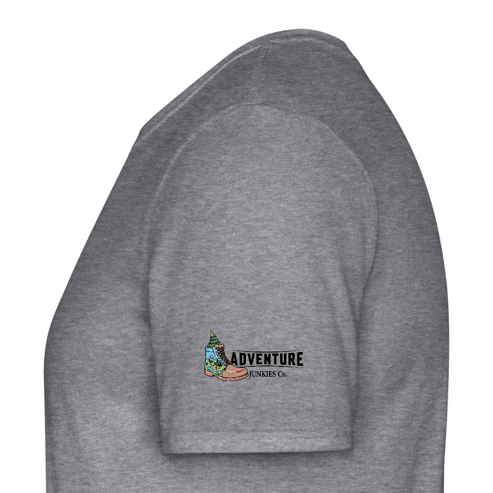 Men's Hiking & Walking  T-Shirt - graphite heather