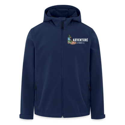 Unisex Recycled Softshell Jacket THE DISCOVERER!! - navy