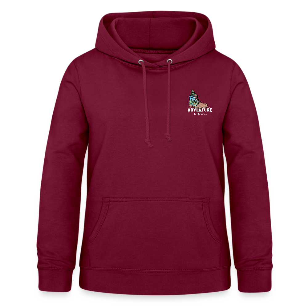 Women's Camping Hoodie - bordeaux
