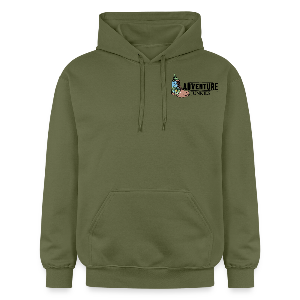 Adult  Unisex Midweight Hoodie - military green