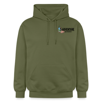 Adult  Unisex Midweight Hoodie - military green