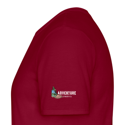 Men's Hiking & Walking T-Shirt - brick red