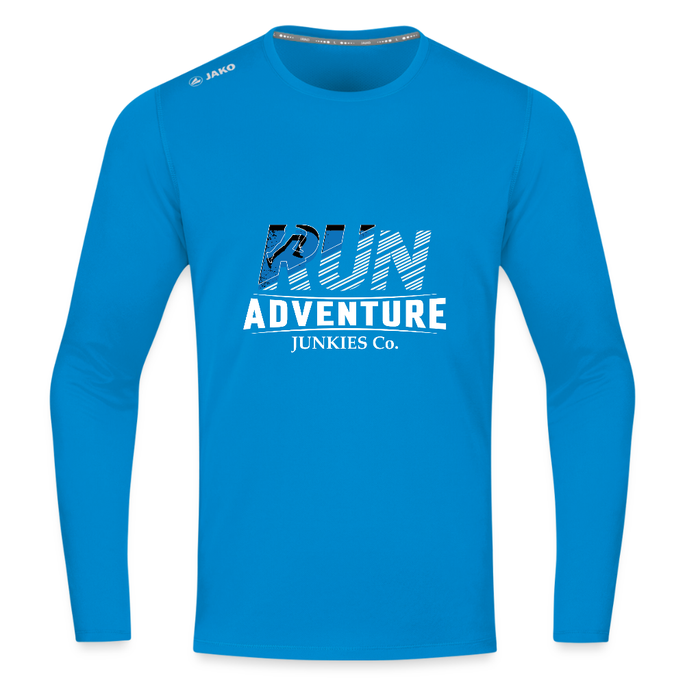 Long Sleeve Breathable Running Top - sapphire blue