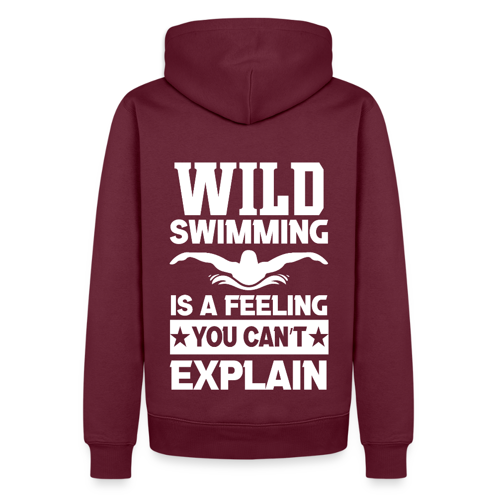 Men’s Premium Water Fun  Hoodie - burgundy