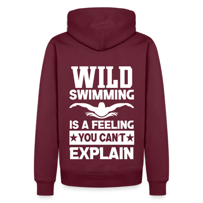 Men’s Premium Water Fun  Hoodie - burgundy