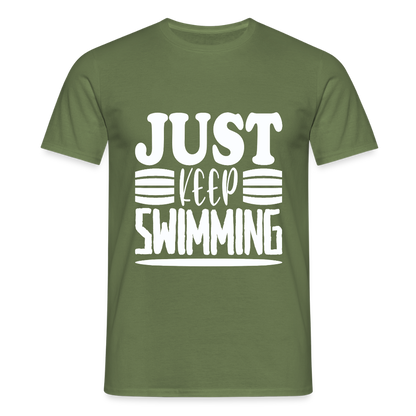 Men's T-Shirt Water Adventures - military green