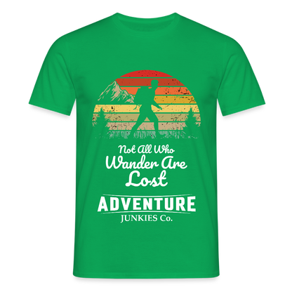 Men's Hiking & Walking T-Shirt - kelly green