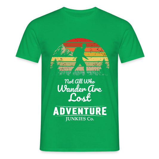 Men's Hiking & Walking T-Shirt - kelly green