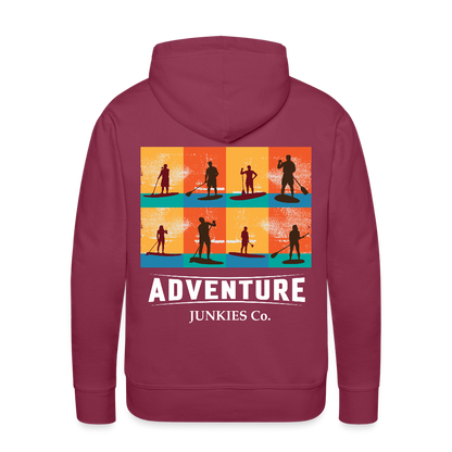 Men’s Premium Water Fun Hoodie - bordeaux