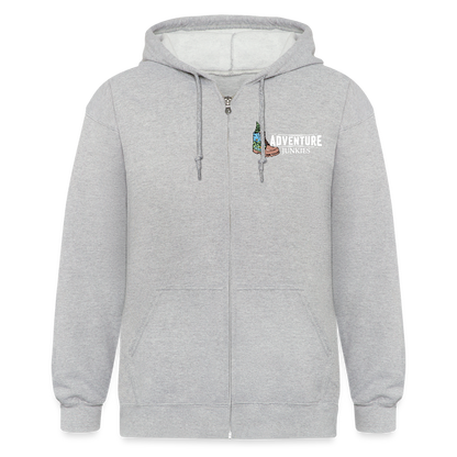Adult Unisex Heavyweight Hooded Jacket - heather grey